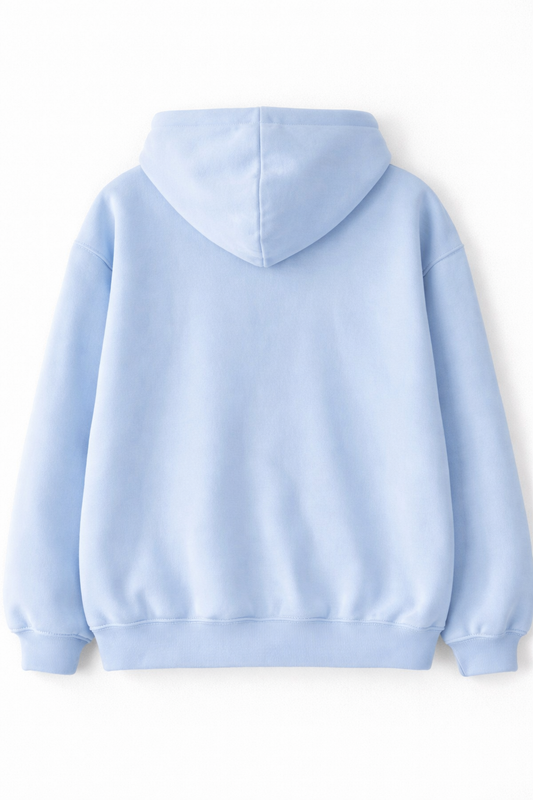 “Cute Panda Love Hoodie – Baby Blue”